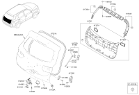 81163D3100-Ball joint-hood lifter