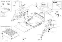 85910D8000WK-TRIM ASSY-COVERING SHELF