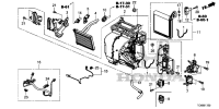 79160T5HH41-Motor assy-air mix