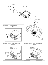 961700L000-Radio assy., e.r