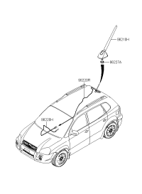 962632F000-POLE-ROOF ANTENNA