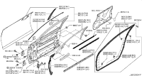 804301MA0A-CHECK LINK ASSY-FRONT DOOR RH