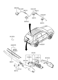 987002E001-MOTOR & LINKAGE ASSY-REAR WPR