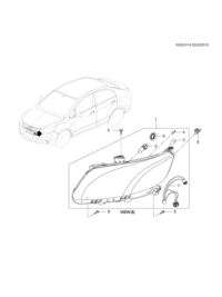 9028448-Headlamp, (incl 2-4,7, 9)