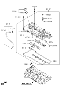224102B611-COVER ASSY-ROCKER
