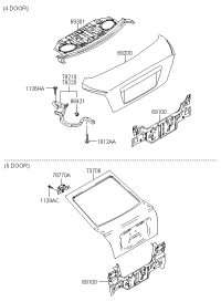 7370008211P-PANEL ASSY-TAIL GATE
