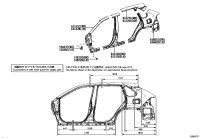 612200R020-RAIL, ROOF SIDE OUTER UPPER NO.1, LH