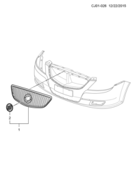 9023294-Grille (incl 2), front