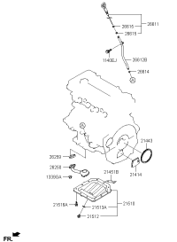 266112B010-ROD ASSY-OIL LEVEL G