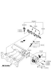 3510026860-BODY ASSY-THROTTLE