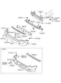 957000LBA0-ULTRASONIC SENSOR ASSY-BWS