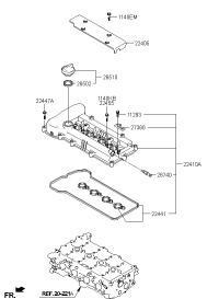 224052B010-COVER-ROCKER CTR