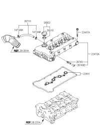 224102C400-COVER ASSY-ROCKER