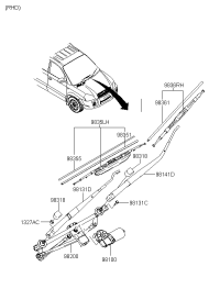 983602E021-Blade assy-wiper pass