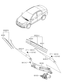 981100U000-MOTOR ASY-WINDSHIEL*