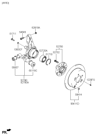 527462E000-CAP HUB FRONF