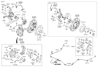 583502EA10-SHOE KIT-PARKING BRAKE