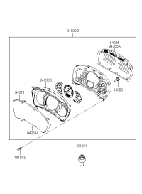 940030L700-Cluster assy-instrument (KPH)
