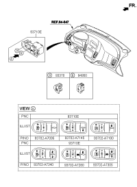 93370A7000WK-SWITCH ASSY-HEADLAMP LEVEL