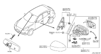 963011BG0D-MIRROR ASSY-OUT