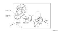 D4060JN00A-SHOE SET-PARKING BRAKE