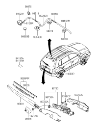 987552E000-Cover-rr wiper motor inr