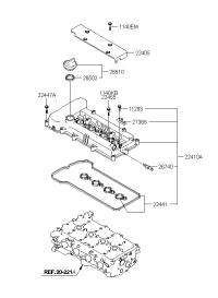 224102B120-COVER ASSY-ROCKER