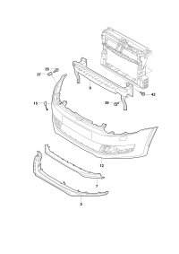 6RD805915-Bracket, spoiler