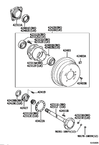 9031393001-SEAL, OIL (FOR REAR AXLE SHAFT),RH/LH