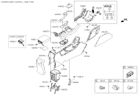84660H3200WK-ARMREST ASSY-CONSOLE