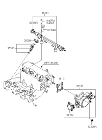 3510023701-BODY ASSY-THROTTLE