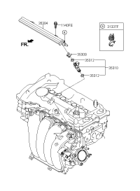 353102E000-INJECTOR ASSY-FUEL