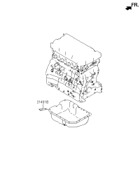 213502G004-Cover assy-timing chain