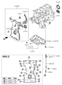 213502C100-Cover assy-timing chain