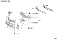 526110D090-ABSORBER, FRONT BUMPER ENERGY