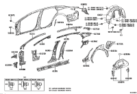 6140107020-PANEL SUB-ASSY, ROCKER, OUTER RH