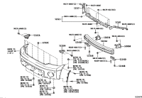 521150C060-SUPPORT, FRONT BUMPER SIDE, RH