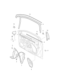 L17G837461-Window regulator without motor