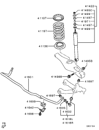 MR418047-PAD,RR SUSP SPRING,LWR