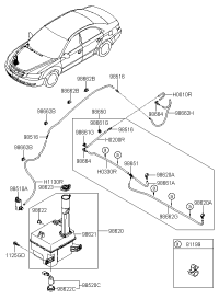 985103K010-MOTOR & PUMP ASSY-W/S WASHER
