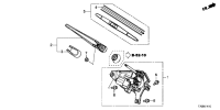 76700TLAA01-Motor assy., rr. win