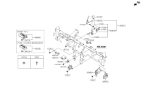 954063S000-BRACKET-ENGINE SUPP*