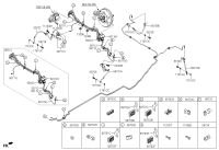 CLIP-BRAKE FLUID LINE