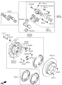 583024MA10-Pad kit-rear disc brake