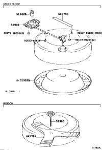 5190028290-CARRIER ASSY, SPARE WHEEL