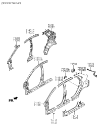716014X000-PNL ASSY-QUAR INR LH