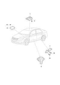 5Q0959651B-SENSOR,AIRBAG IMPACT-AUDI(A8)