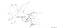 61011AG010-GLASS ASSY DR F SLH