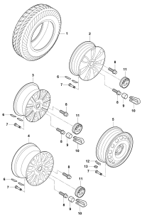 57D601025A-Wheel rim-aluminium alloy