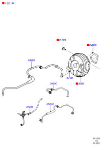 6G912005PB-Booster assy-brake